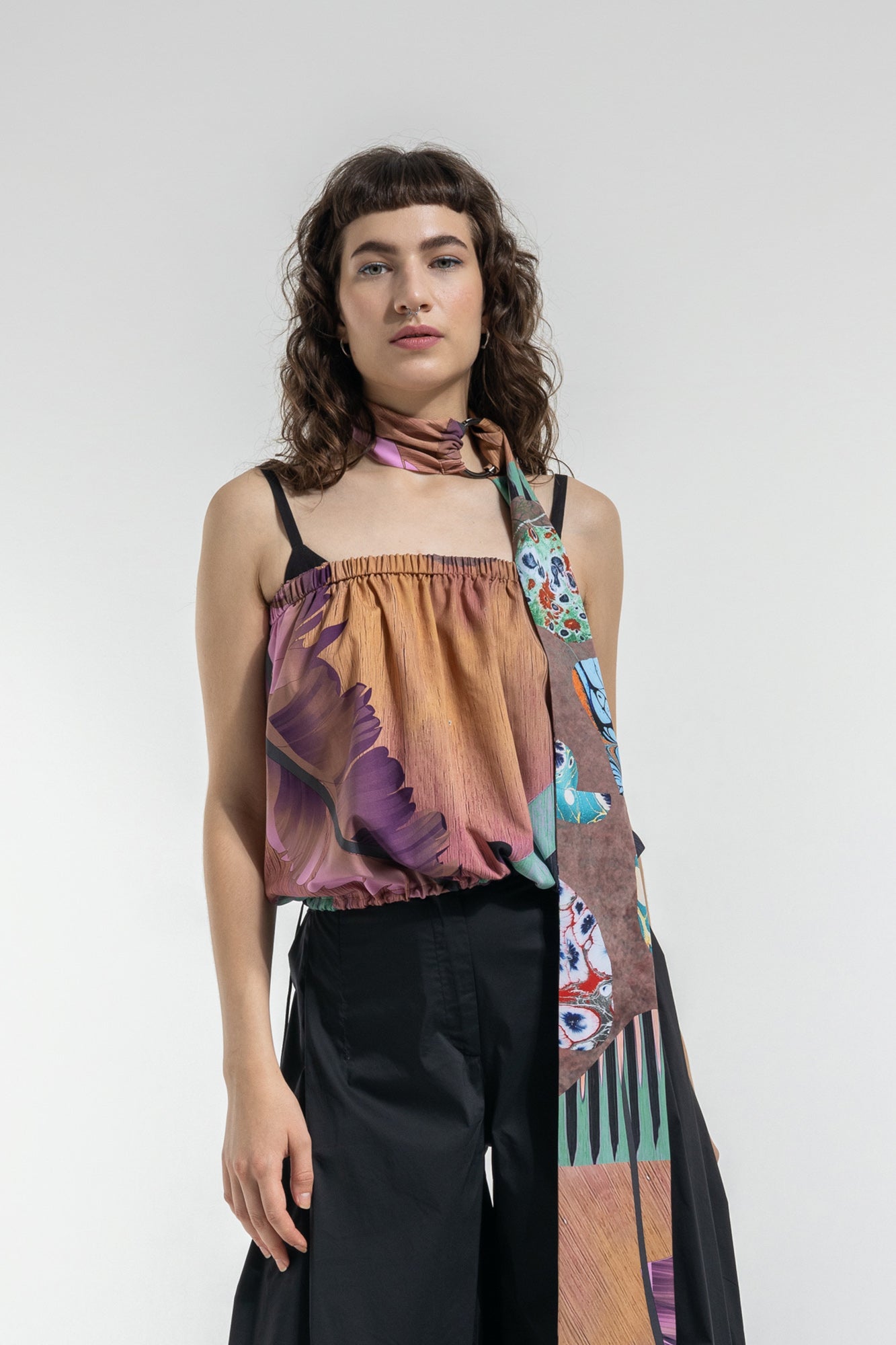 multicolored unique scarf
