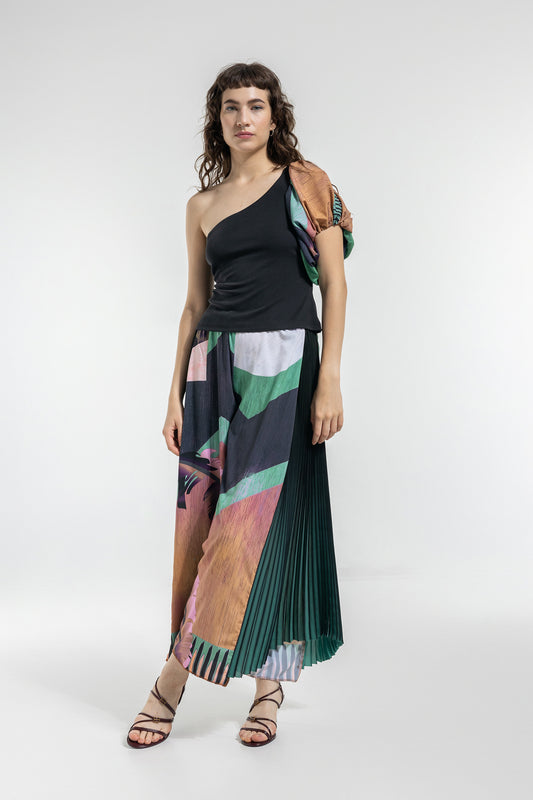 Ivy Wide Leg Pleated Culottes
