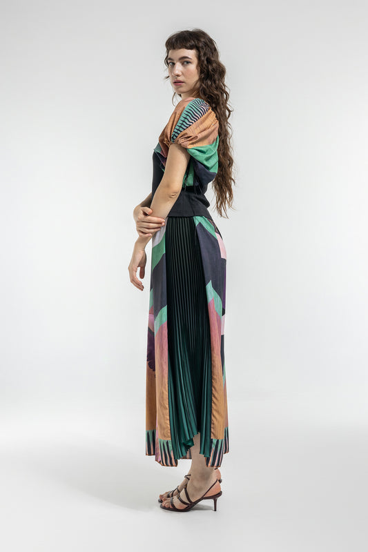 Ivy Wide Leg Pleated Culottes