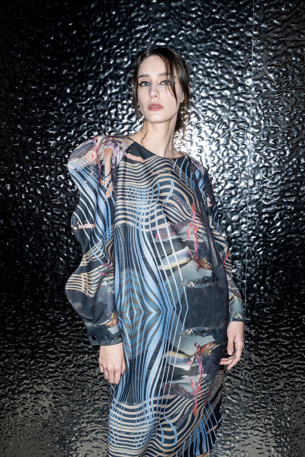 Lumina Oversized Midi Dress at Budapest Central European Fashion Week bts Artista Budapest