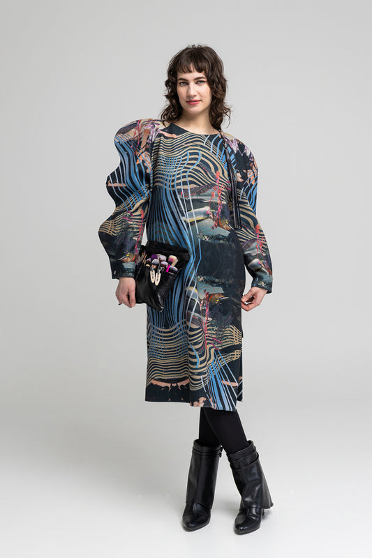 oversized midi slip-on dress artista budapest