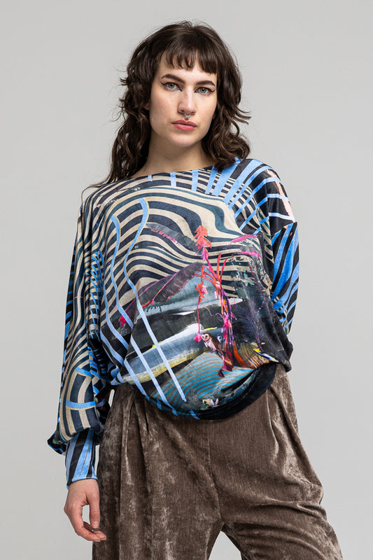 Lumina Velvet Top