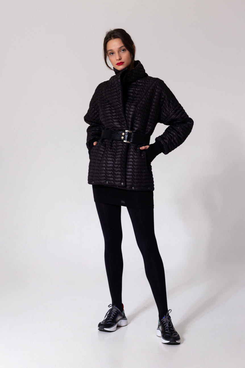 short jacket reversible design