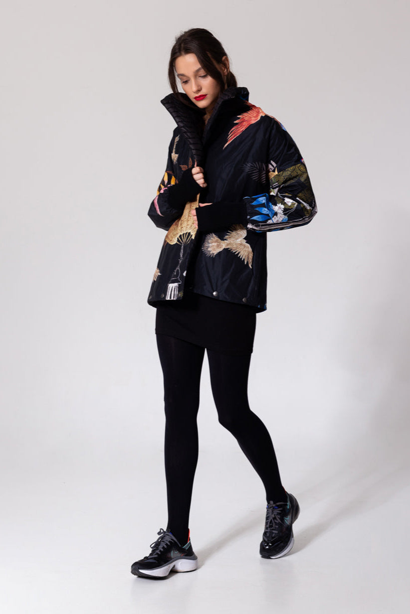 unique printed short jacket