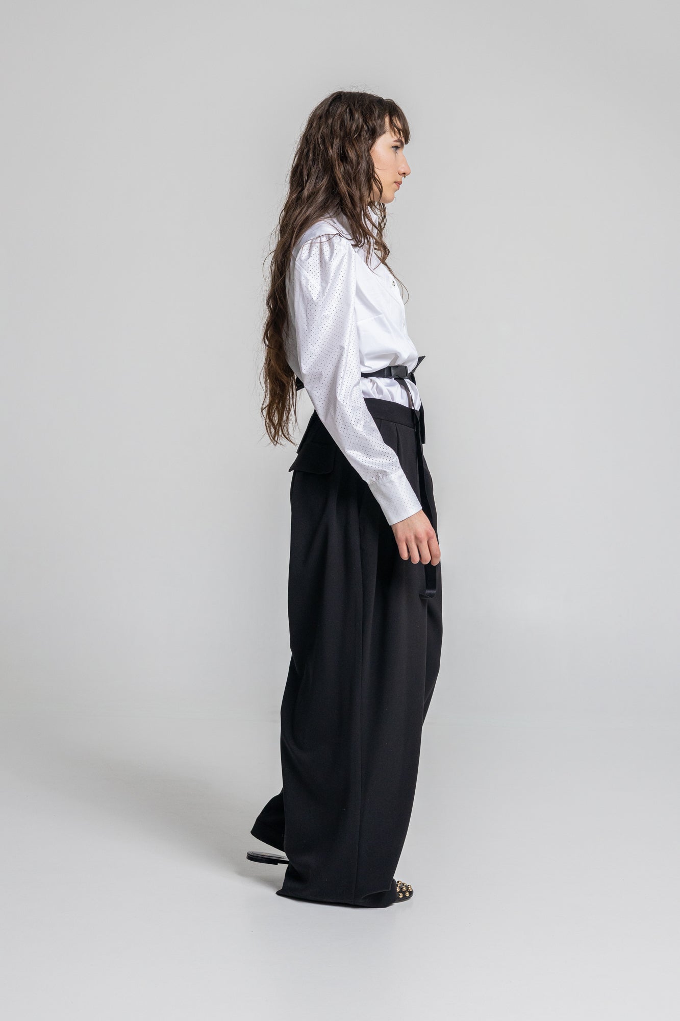 Max Wide Leg Folded Pants