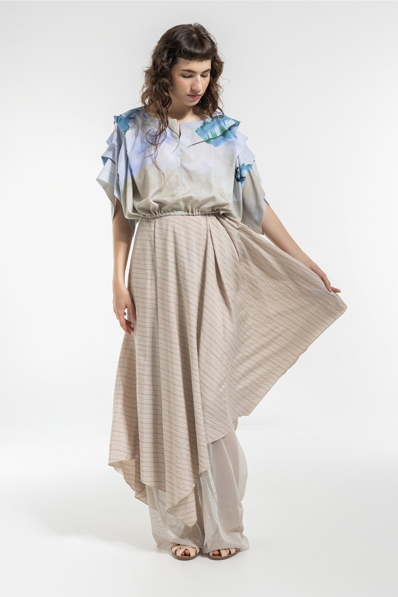 Move Asymmetric Midi Skirt