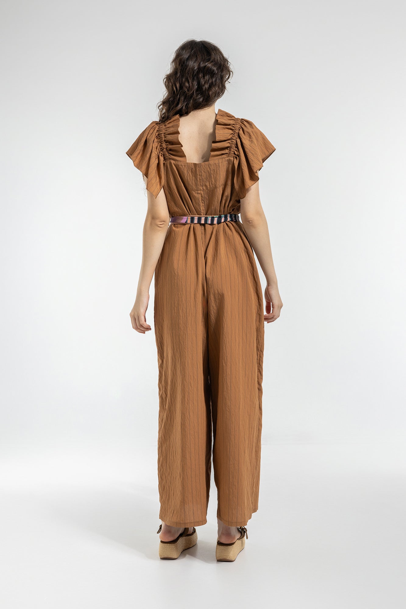 wide leg jumpsuit modal fabric