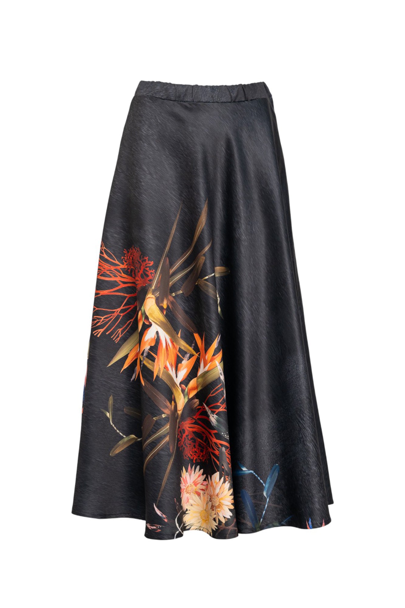 unique floral printed maxi skirt artista budapest