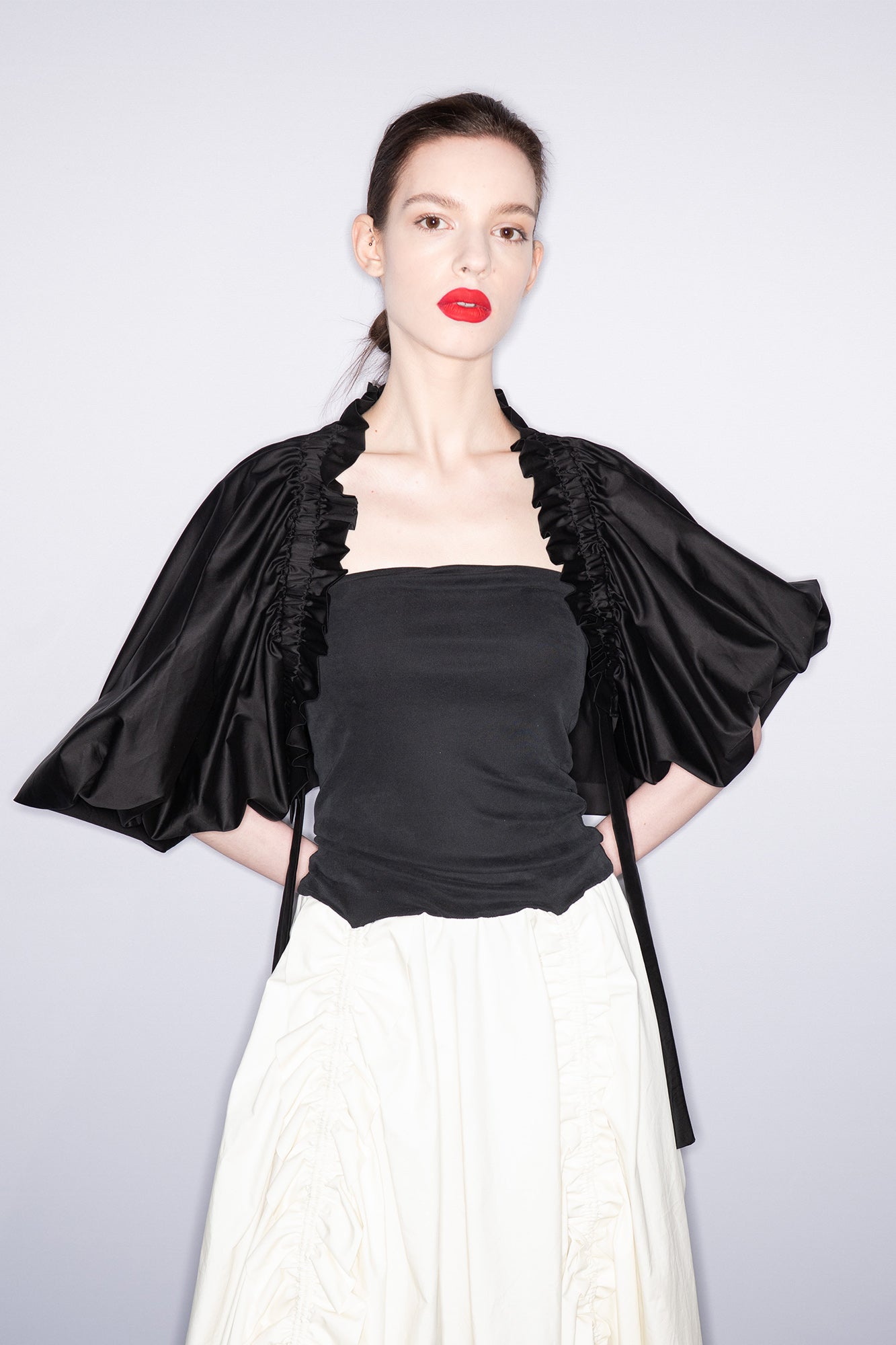 Nori Blouson at Budapest Central European Fashion Week backstage