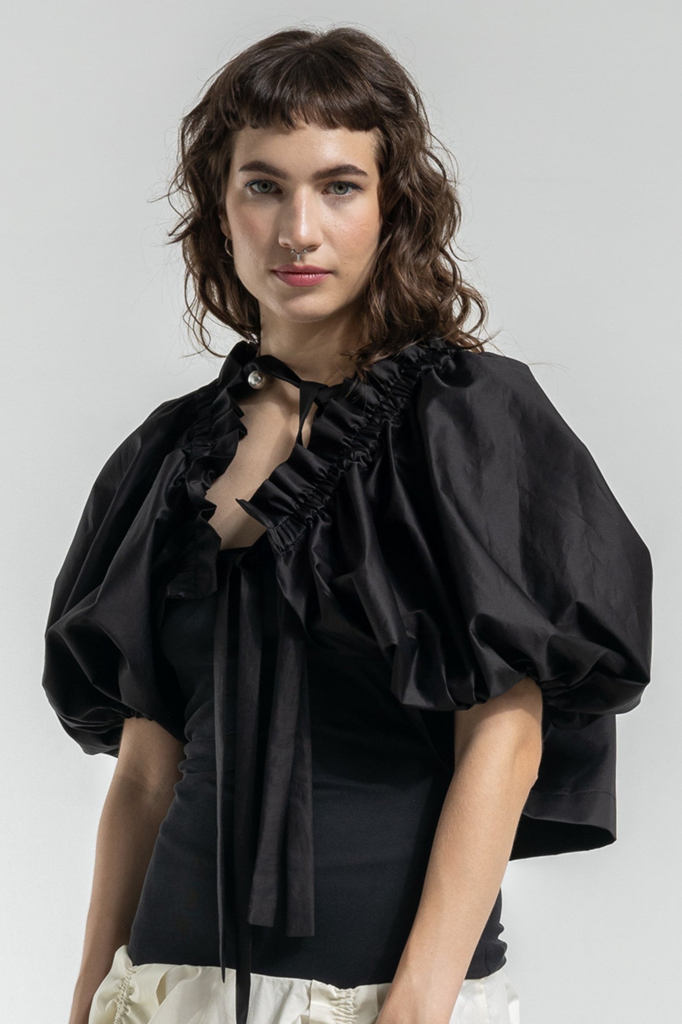 blouson with elastic cuffs