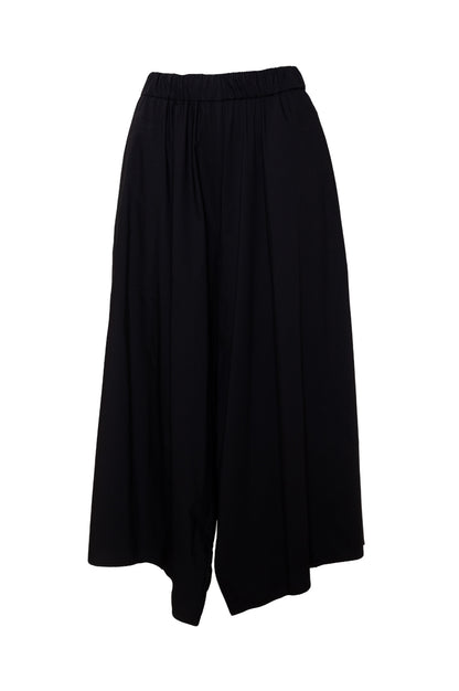 REA black wide leg culottes