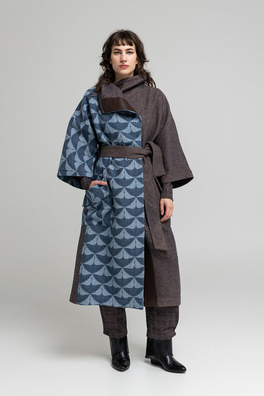 Rheia Overlapped Maxi Coat