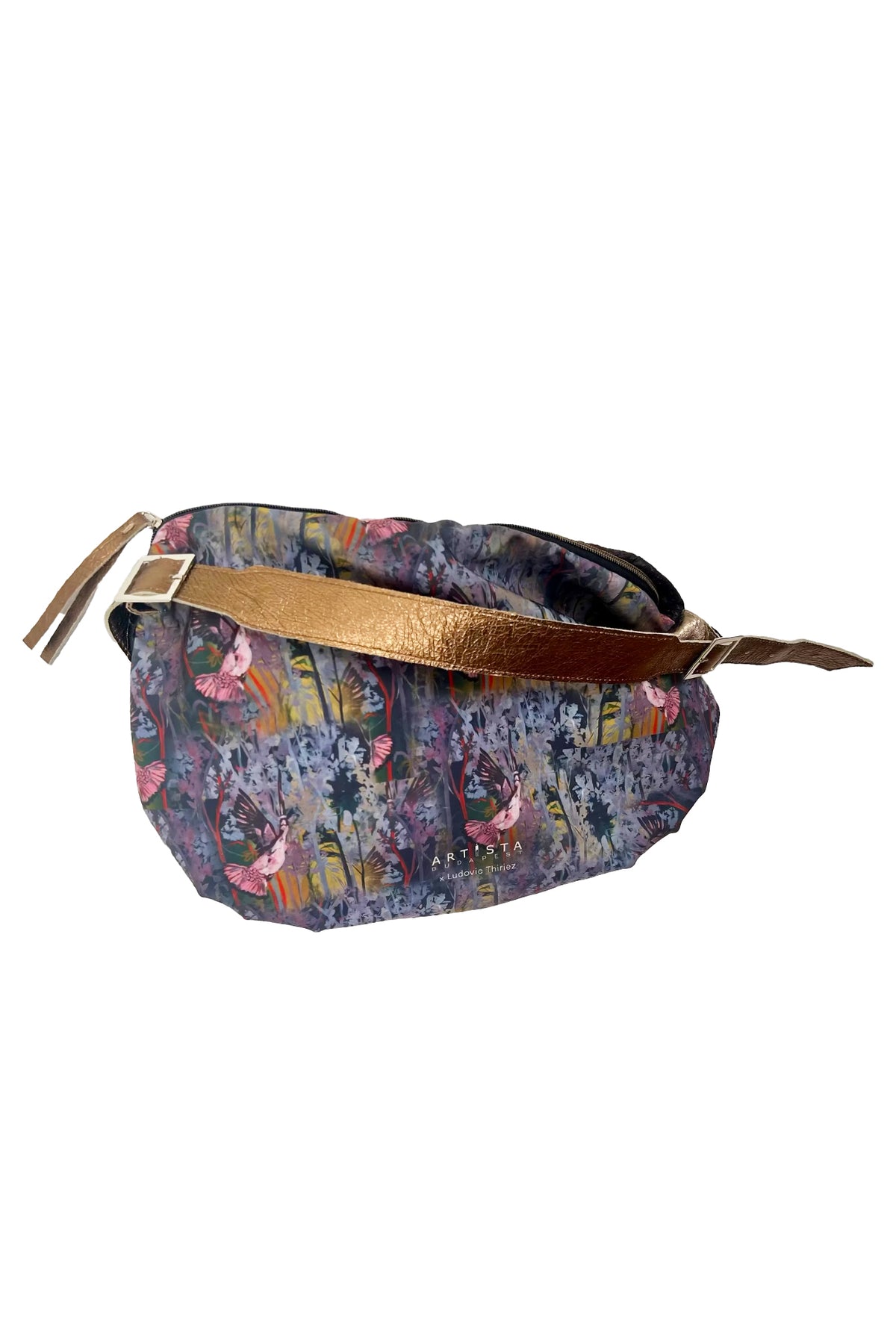 Rose Birds Bubble Bag