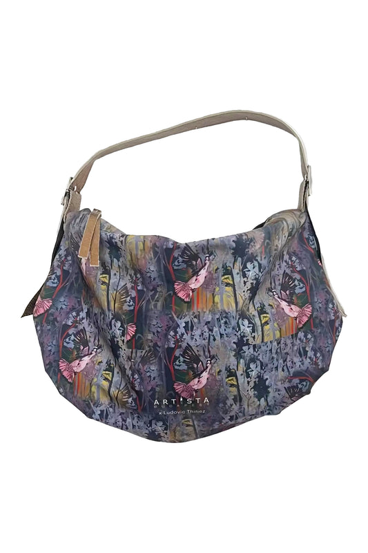 Rose Birds Bubble Bag