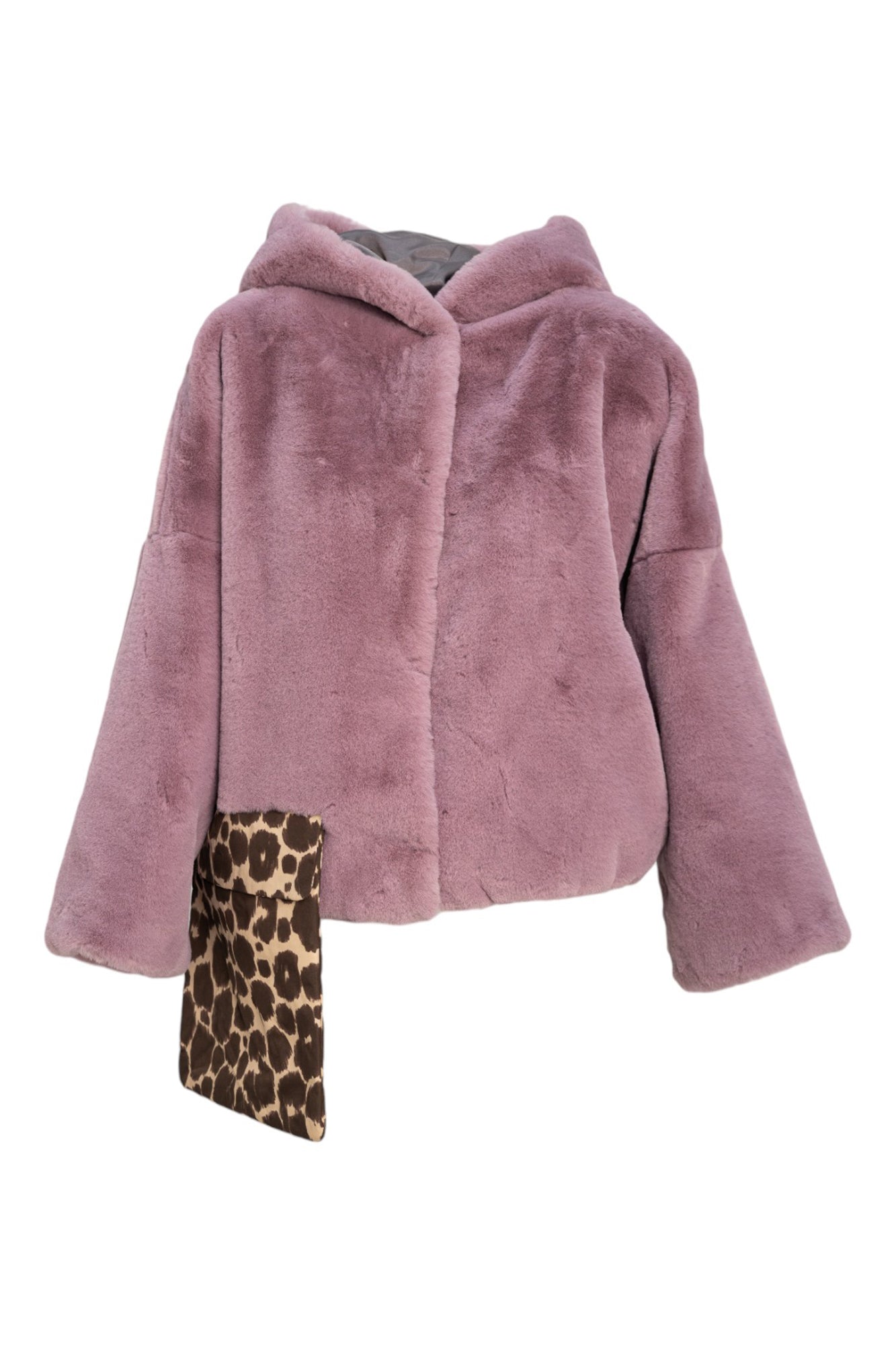 fluffy faux fur jacket