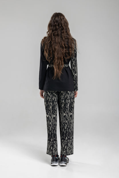 stretchy jersey fabric jacket