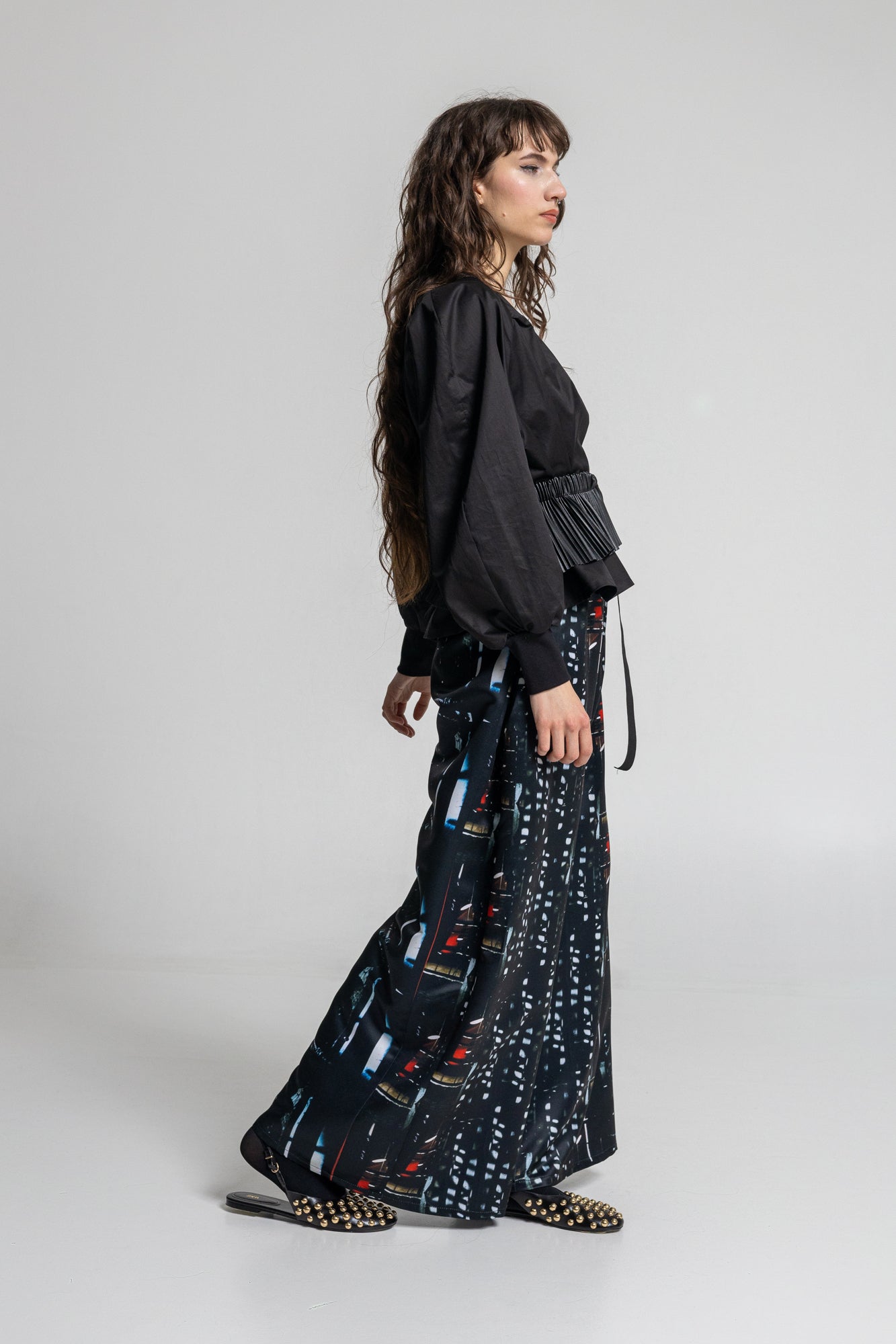 Sarah V-neckline Blouse