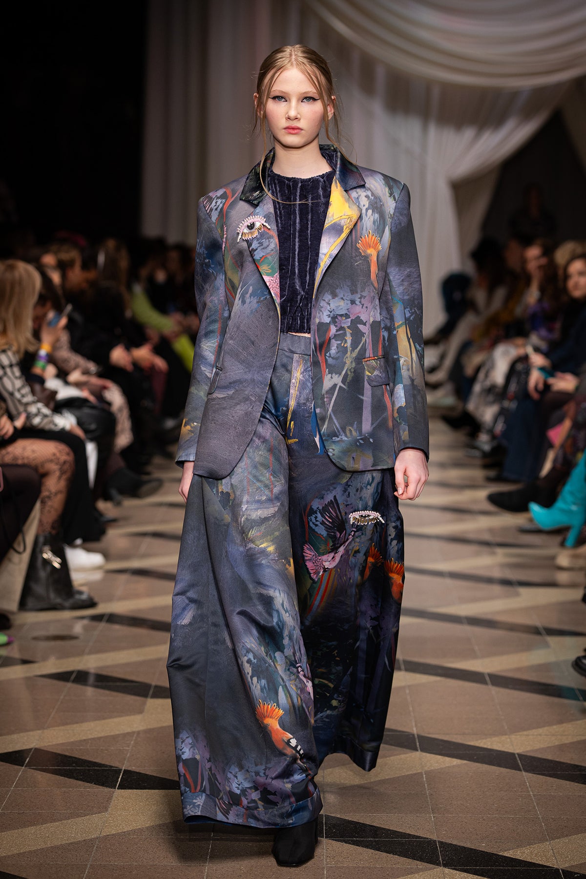 Serea Printed Blazer at BCEFWAW26 Artista Budapest