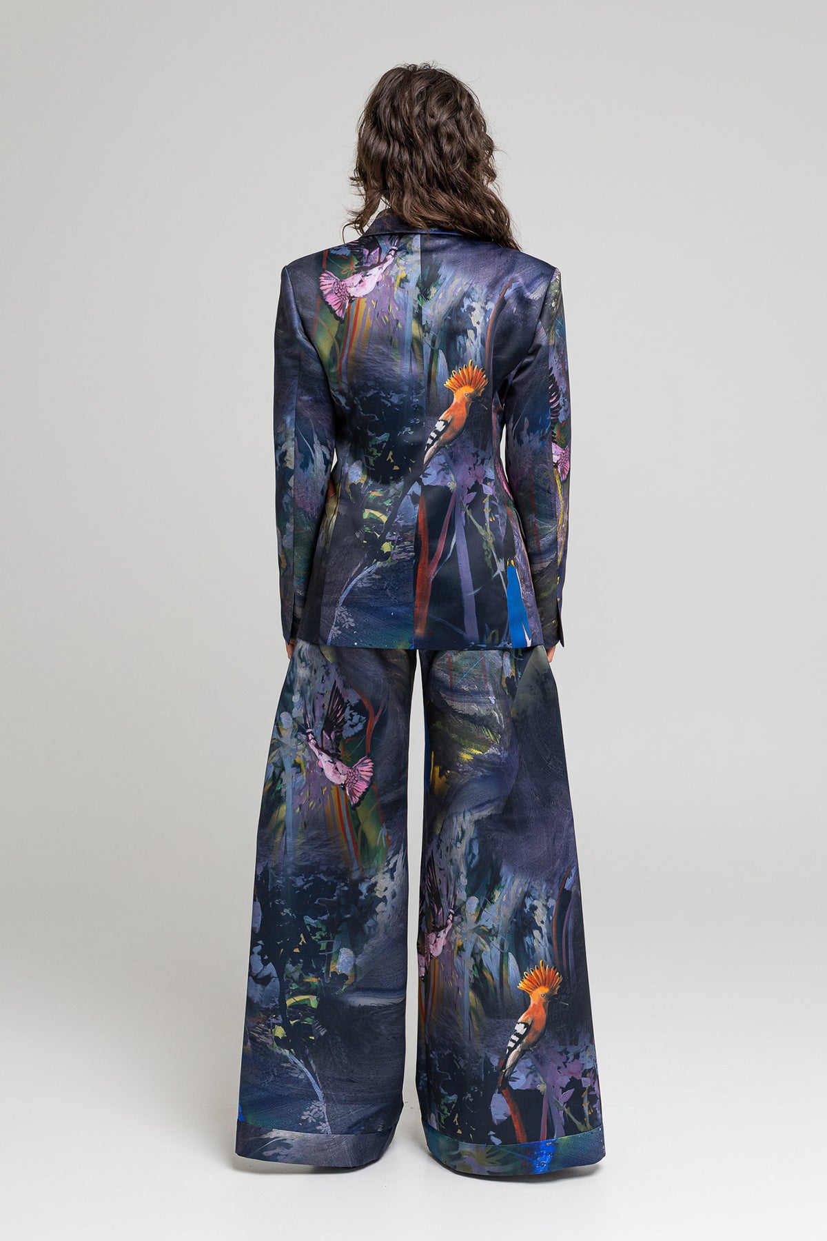 medium length printed blazer artista budapest