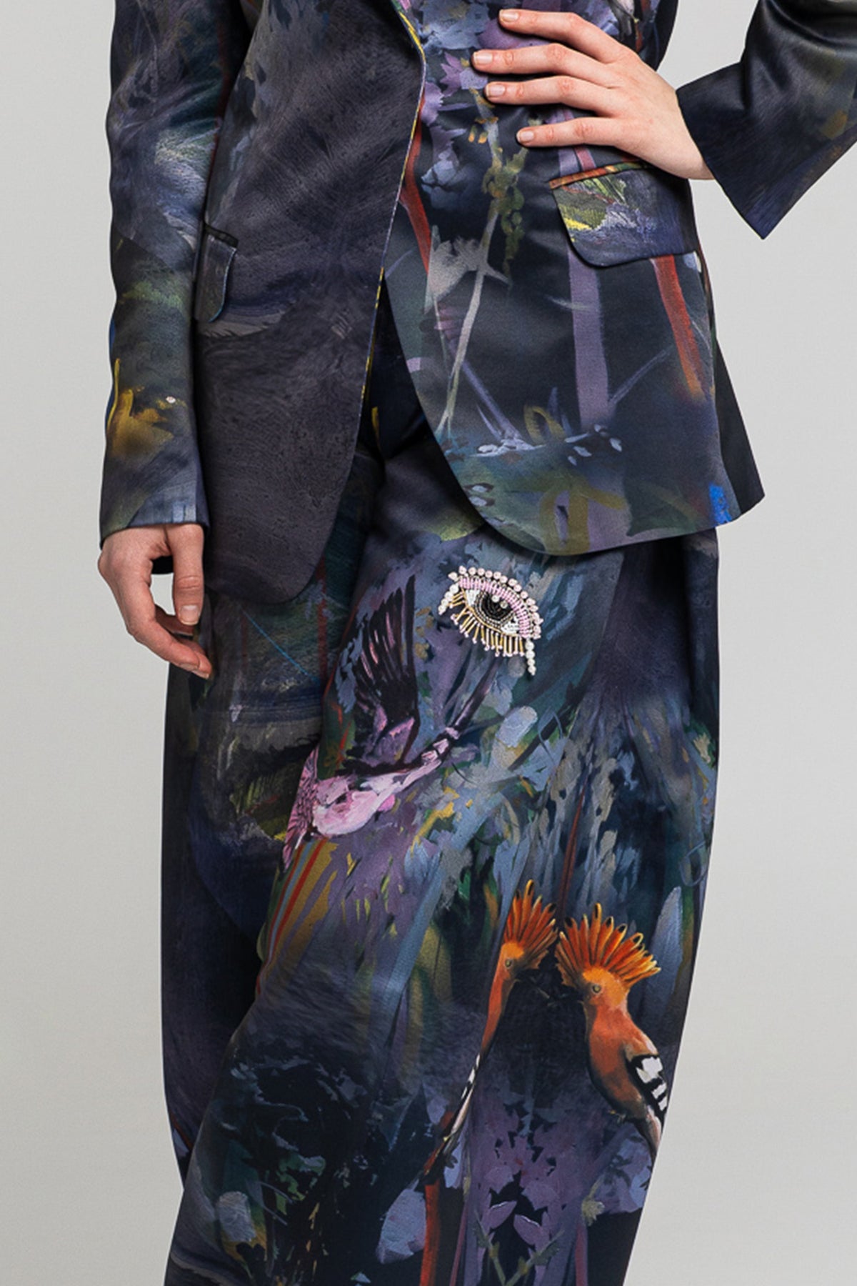 embellished wide palazzo pants artista budapest