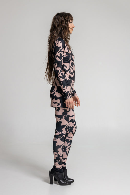soft elastic jersey mini dress