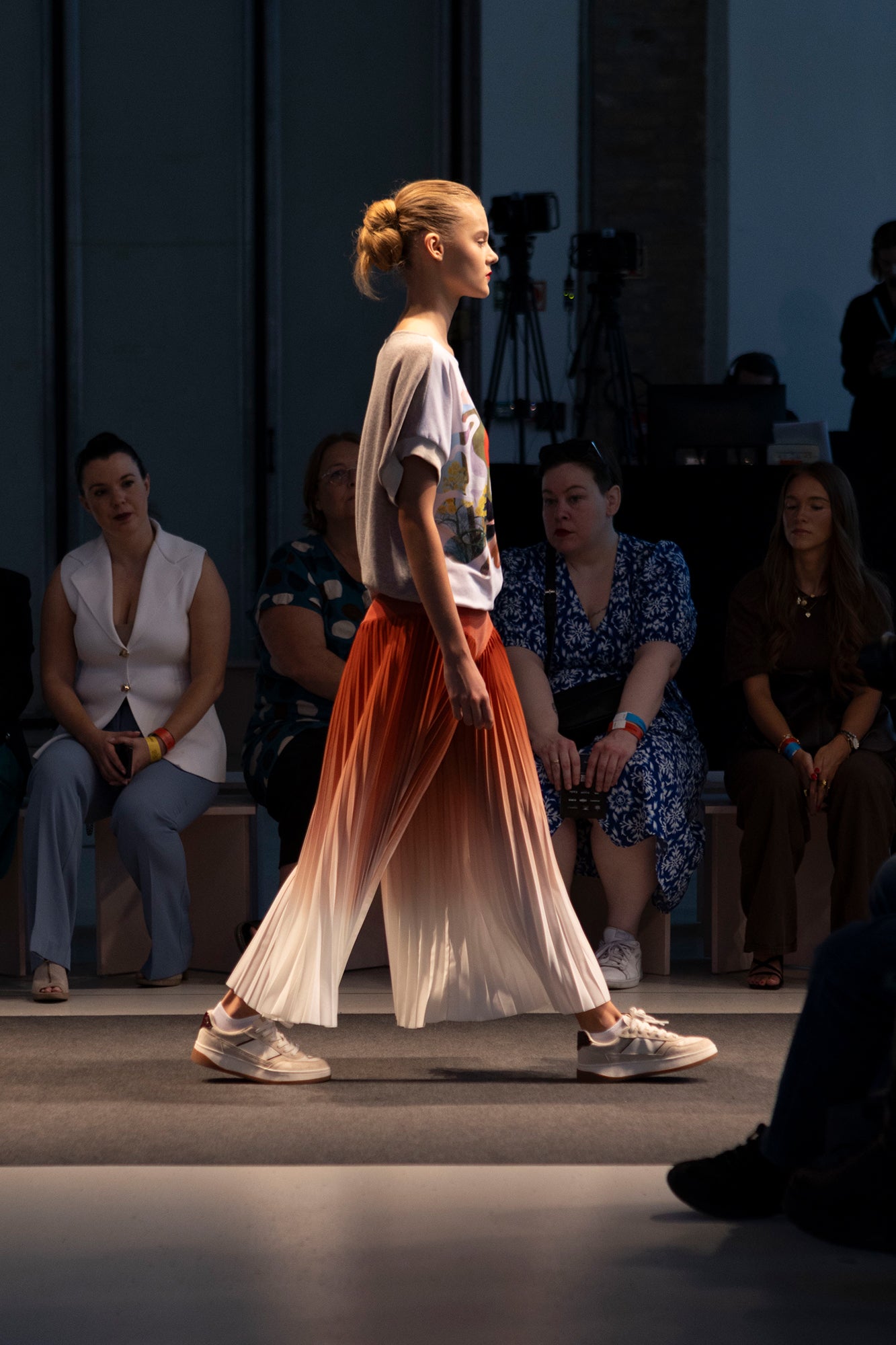 Shape Pleated Culottes at Budapest Central European Fashion Week