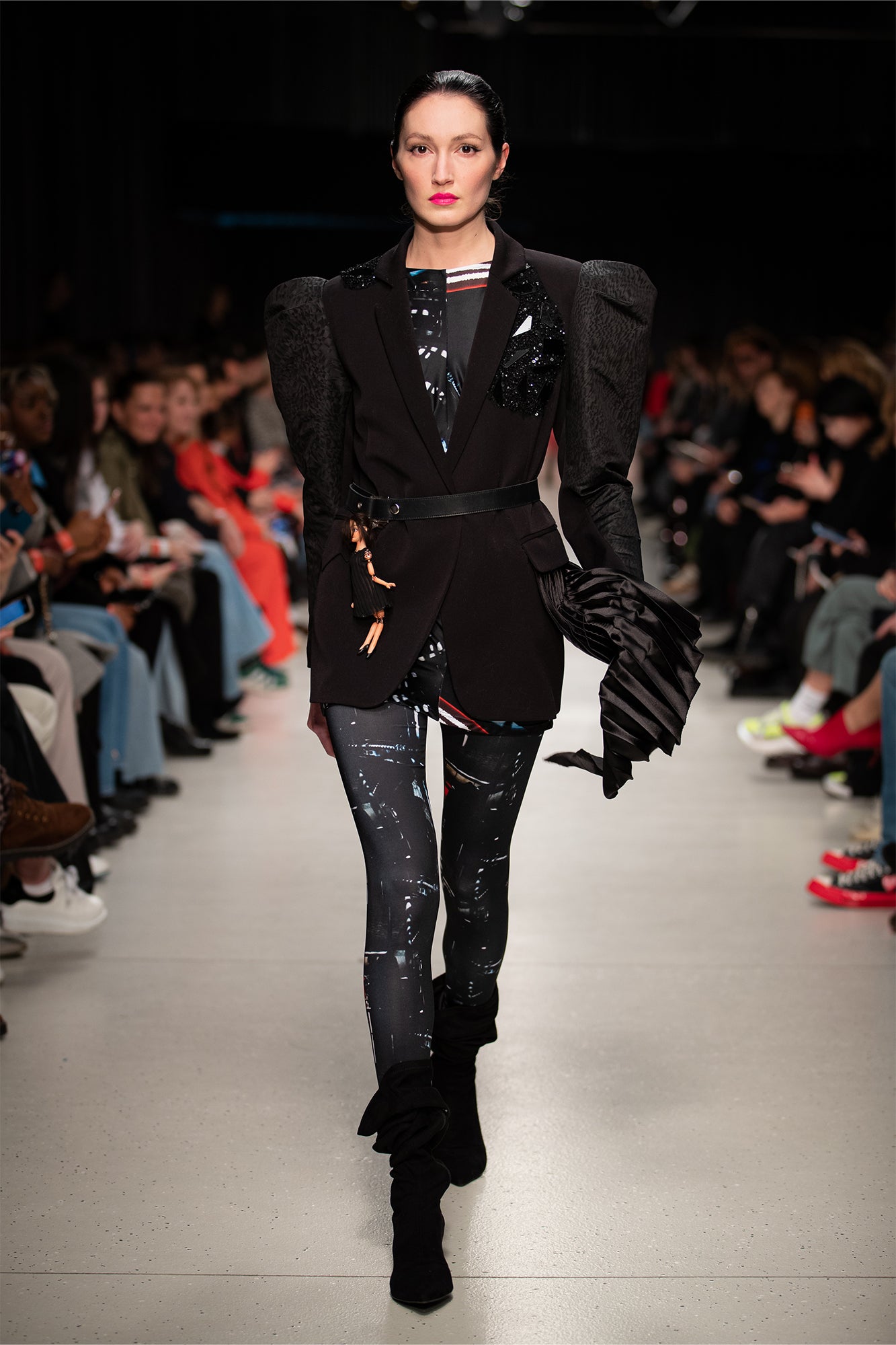Sissy Embellished Puffy Sleeve Jacket