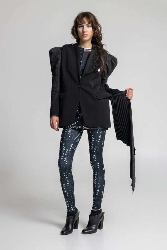 Sissy Embellished Puffy Sleeve Jacket