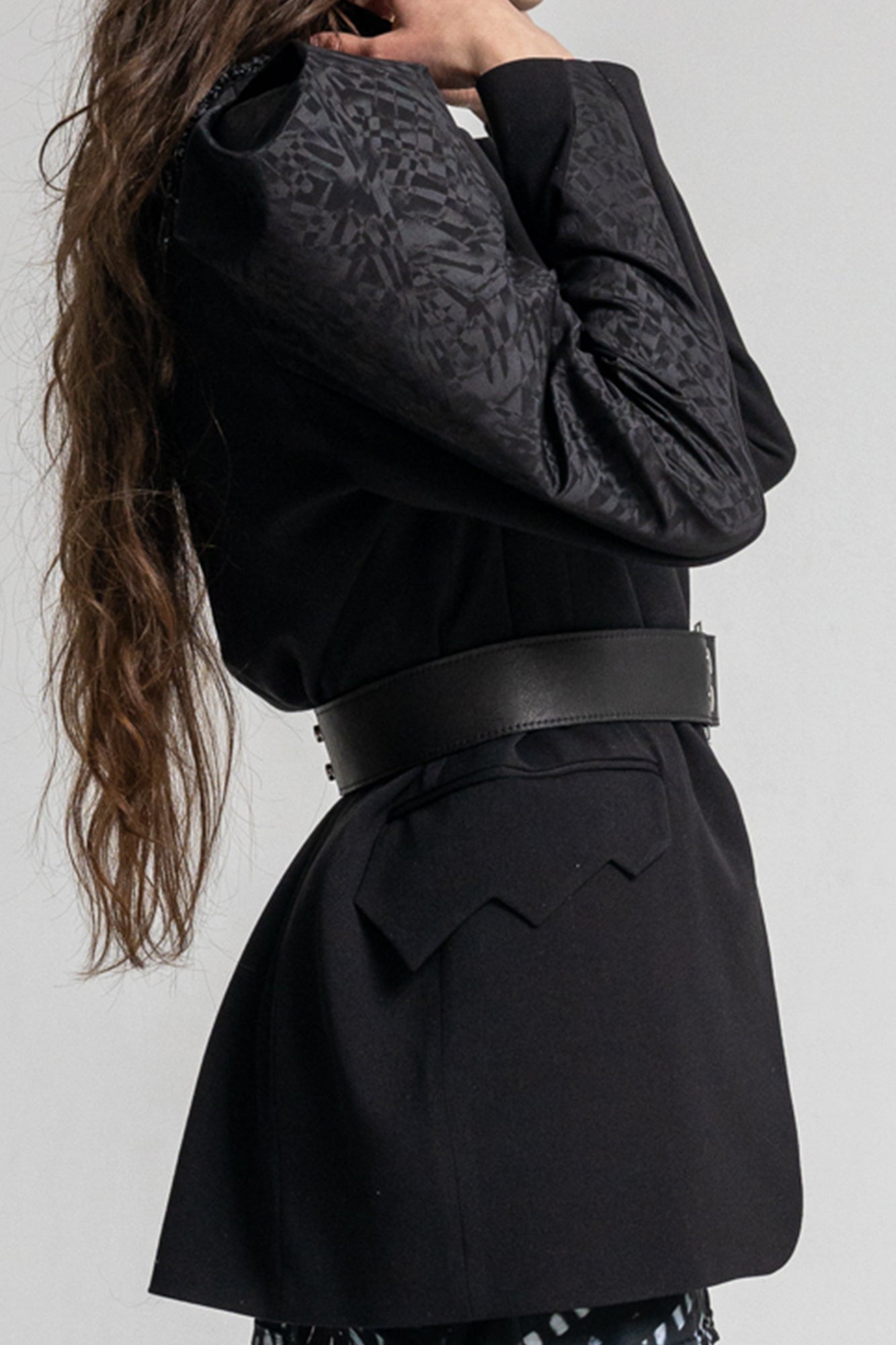 Sissy Embellished Puffy Sleeve Jacket