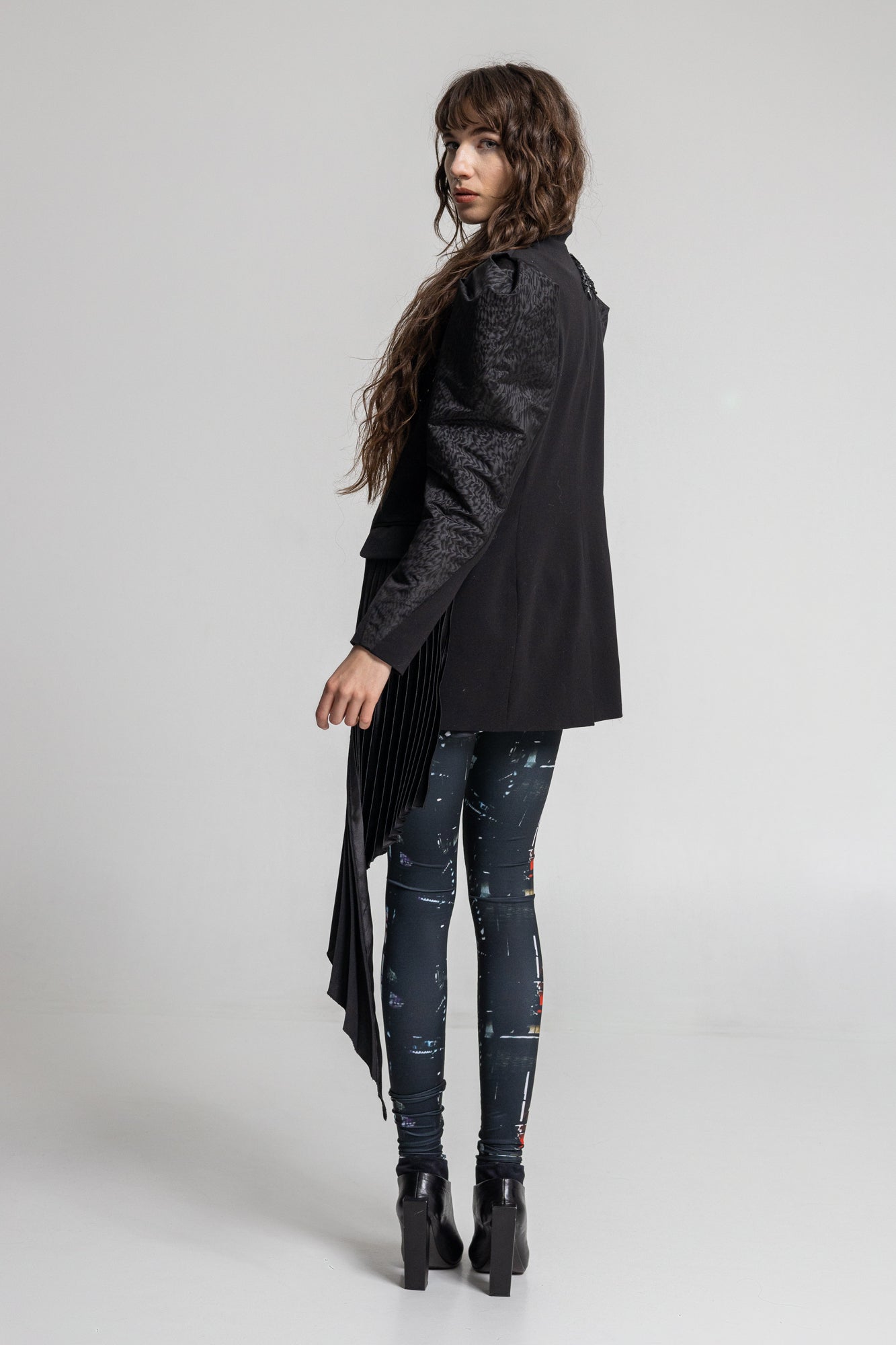 Sissy Embellished Puffy Sleeve Jacket