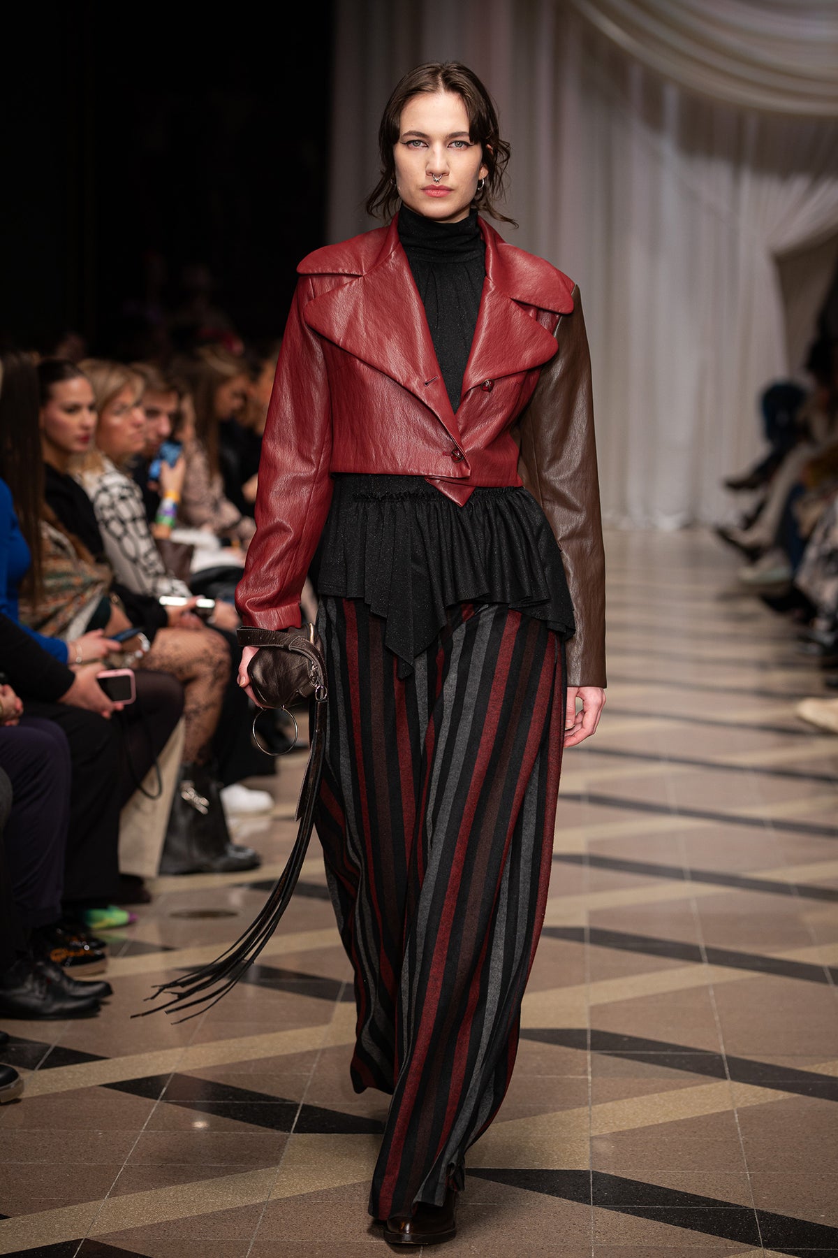 Step Striped Palazzo Pants at BCEFWAW26 Artista Budapest