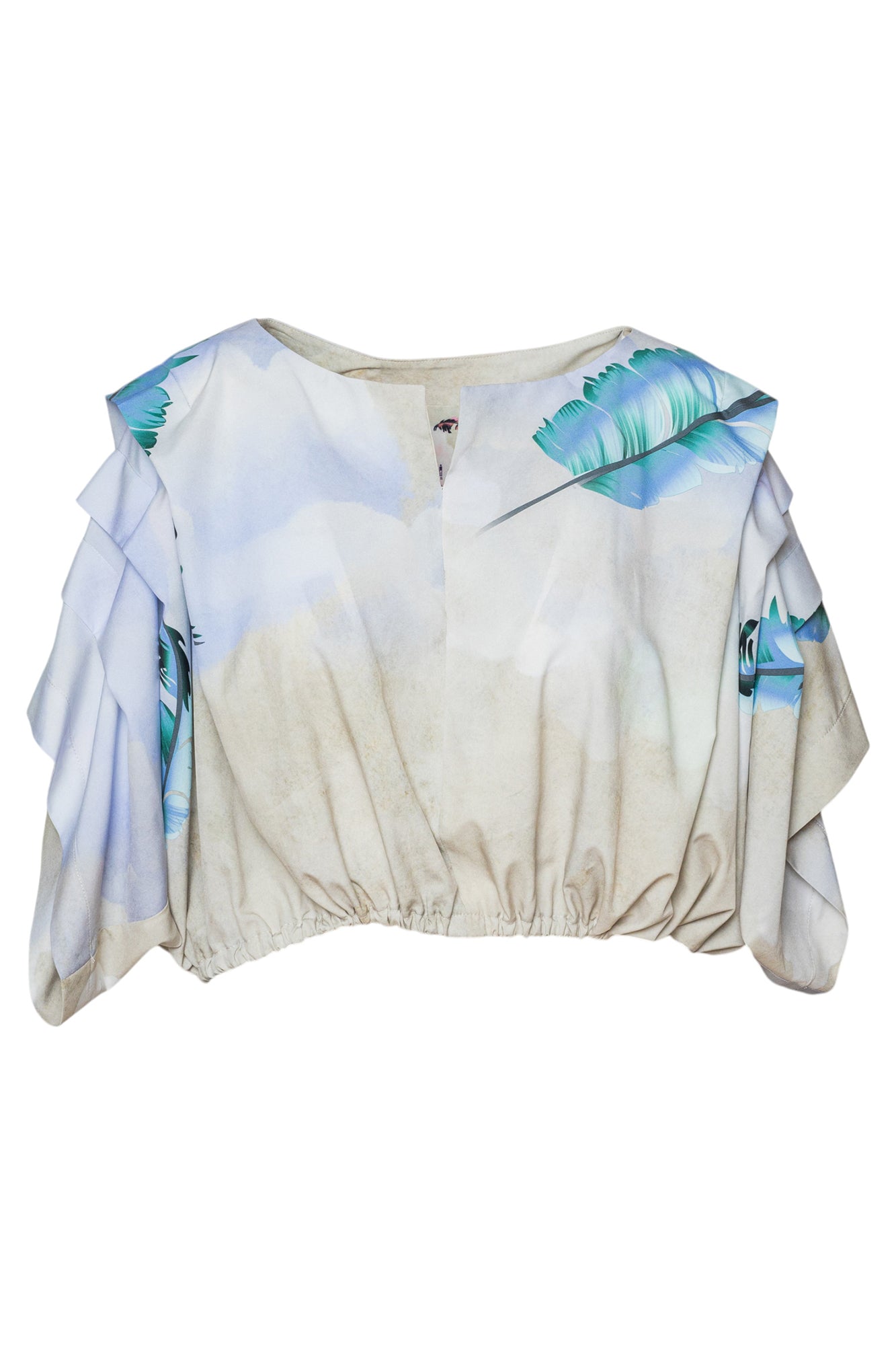 Touch Blue Crop Top Artista Budapest