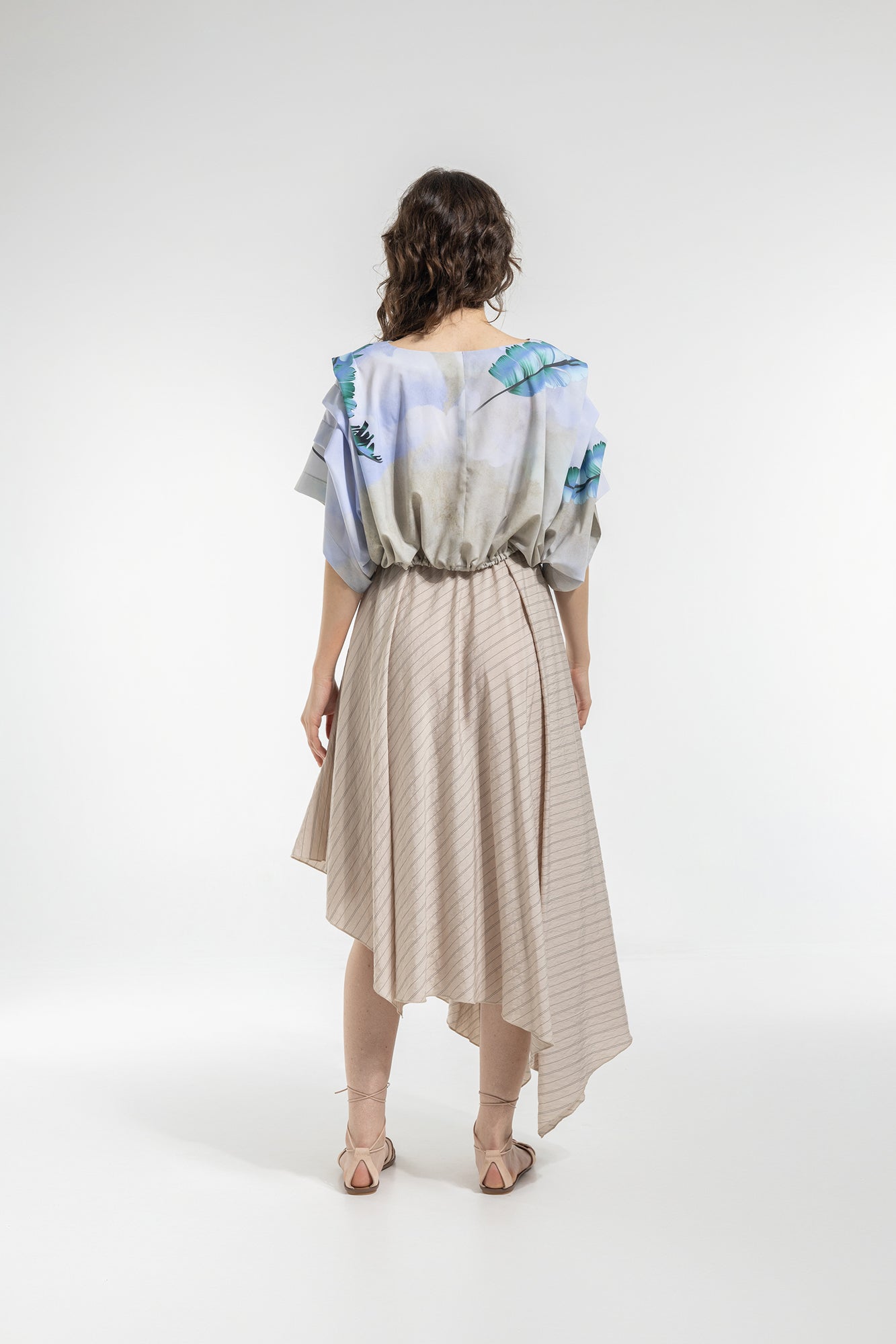 crop top stretchable fabric