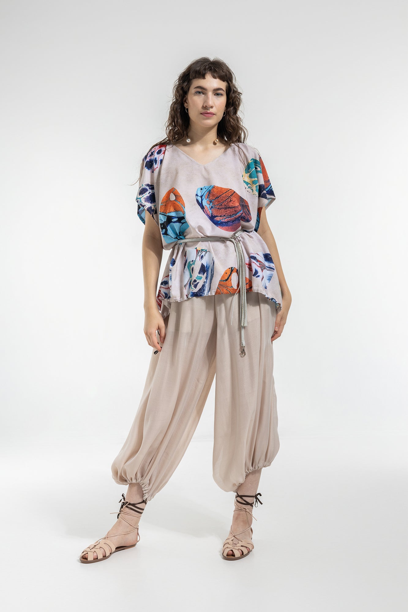harem pants ankle-length cut
