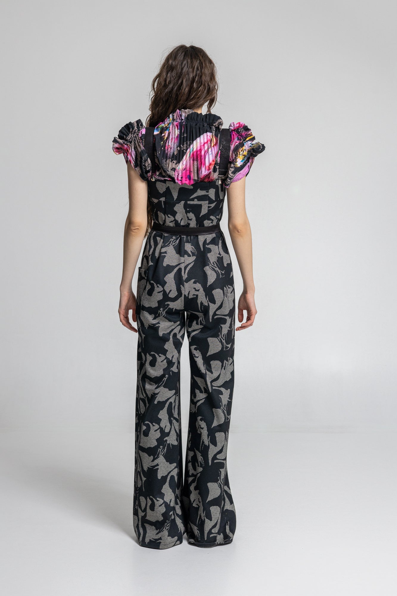Tracey Zipped Shoulder Strap Jumpsuit