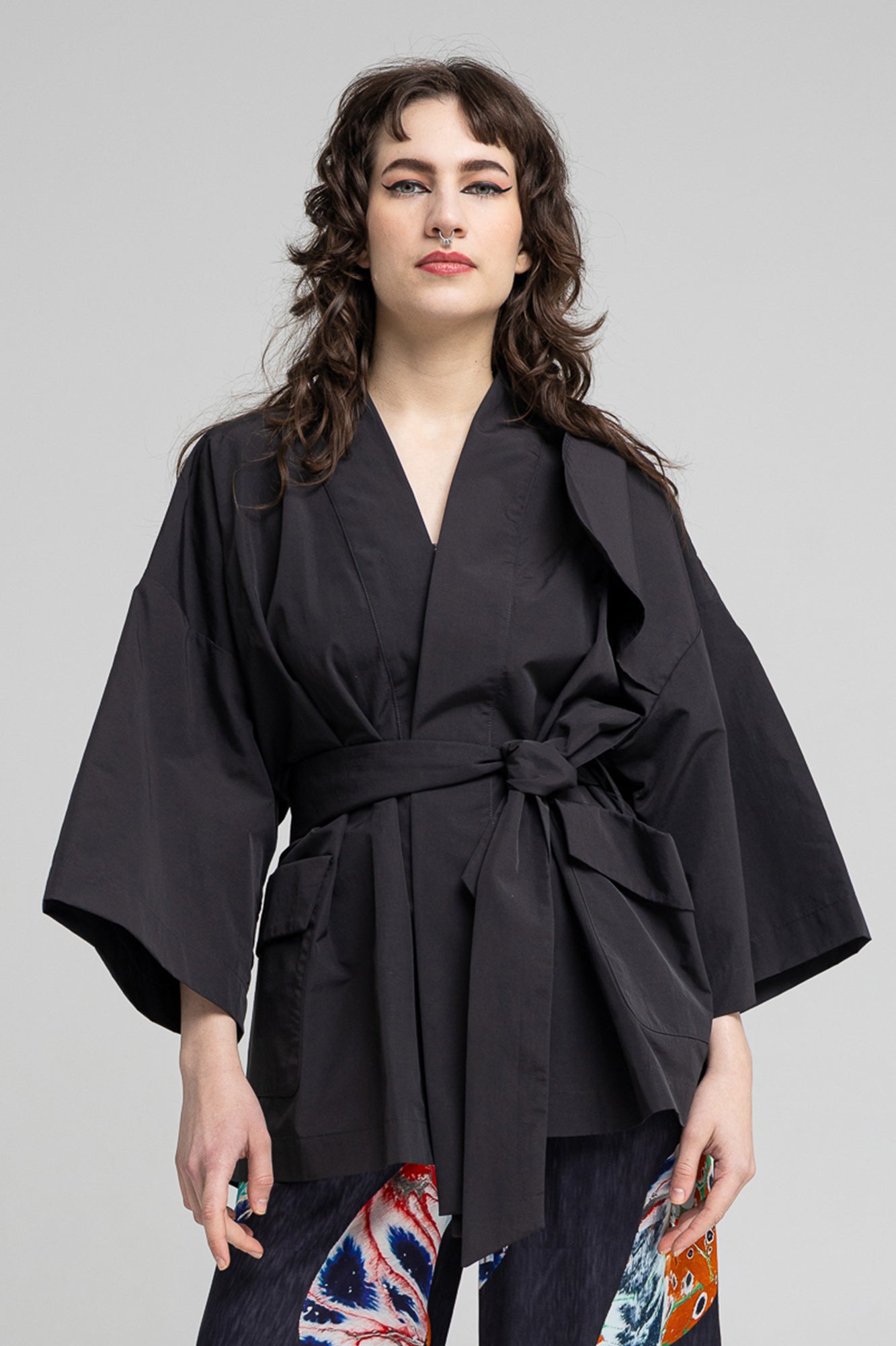 Trench Kimono Black