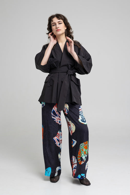 Trench Kimono Black