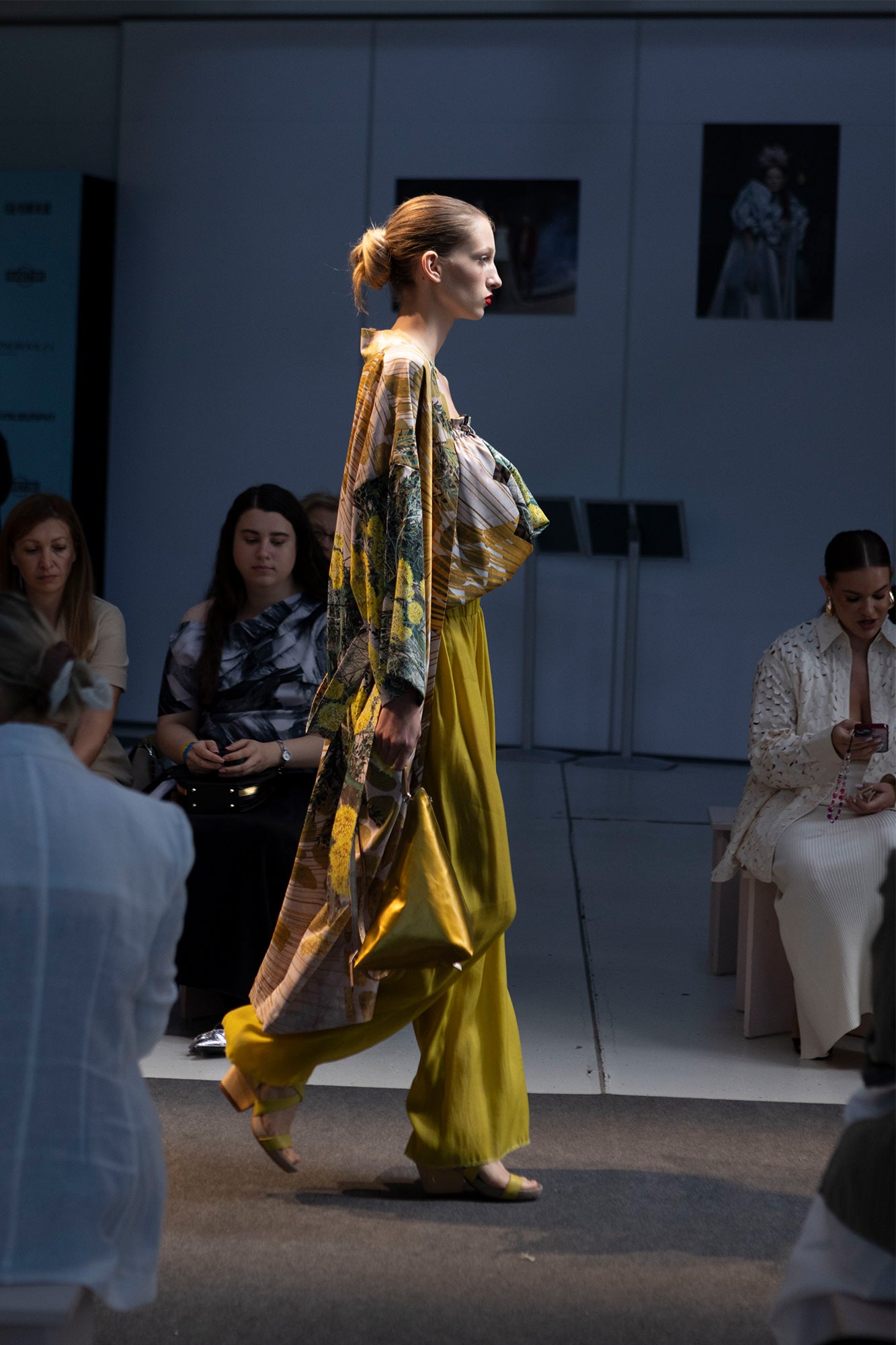 Wild Lemon Fluid Palazzo Pants BCEFW