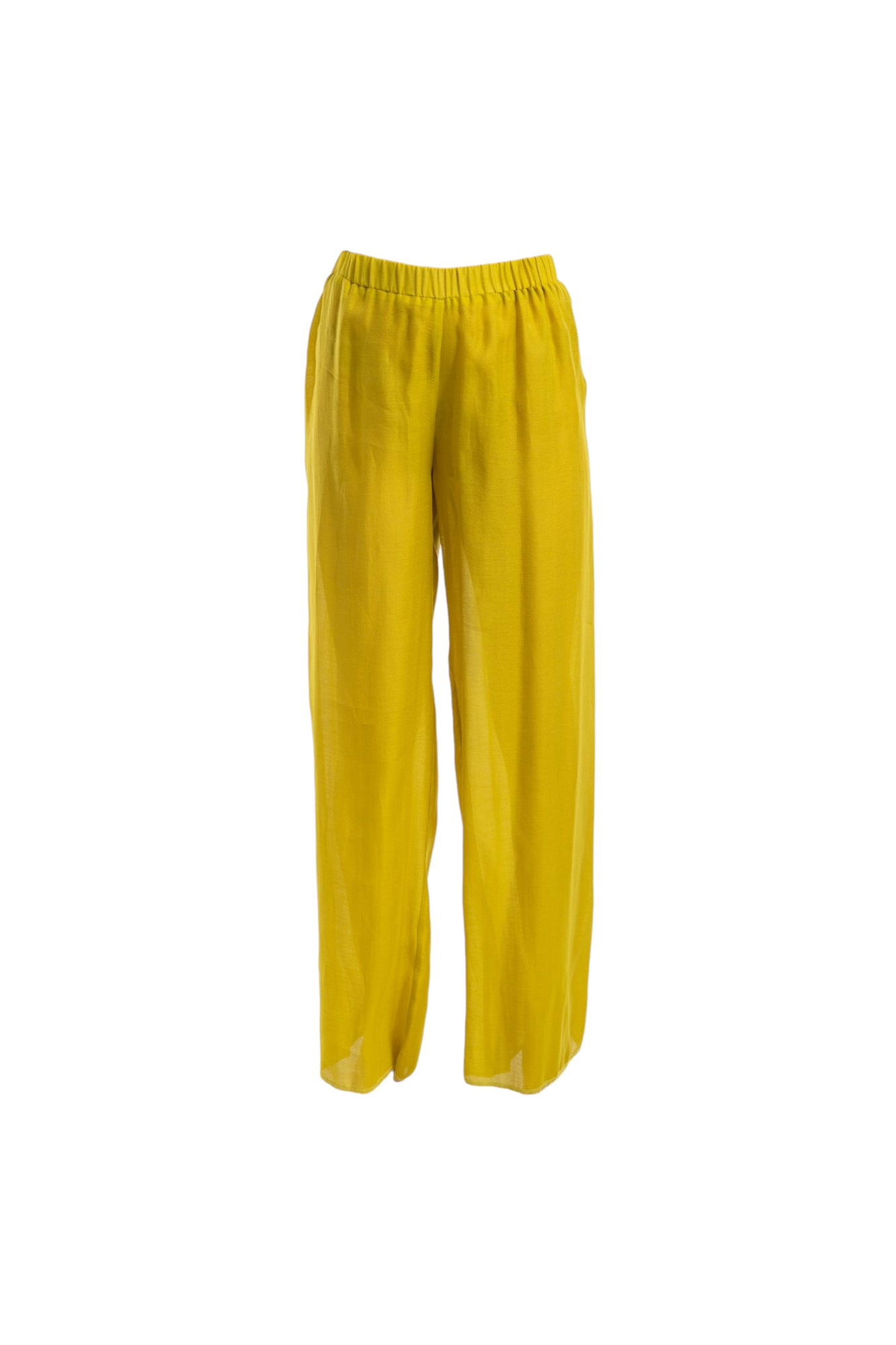 Wild Lemon Fluid Palazzo Pants Artista Budapest