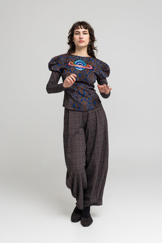 baggy fit cropped pants artista budapest