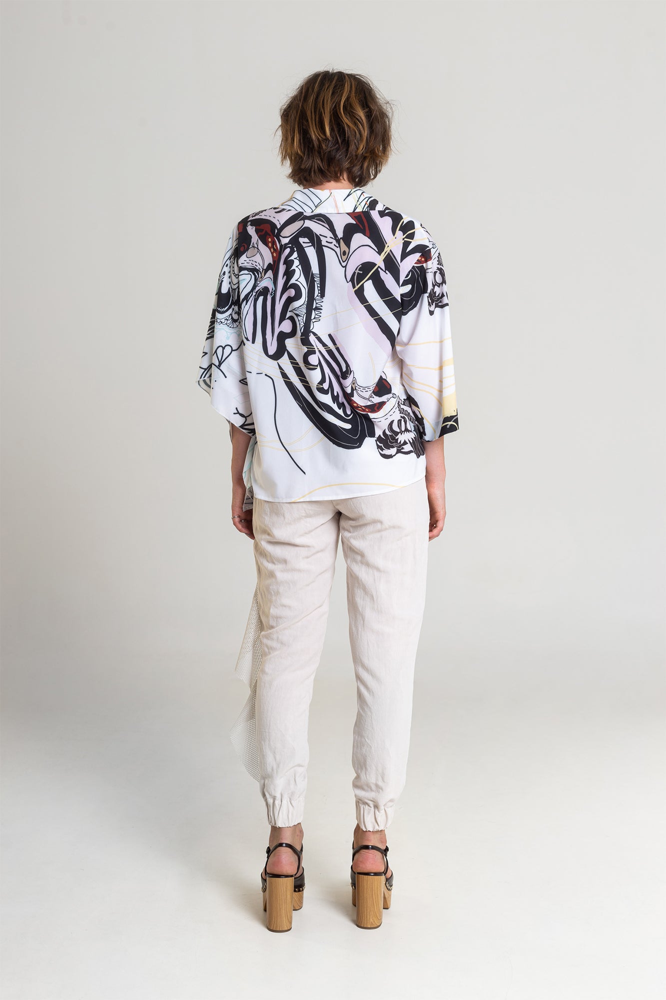 printed shirt with soft collar artista budapest