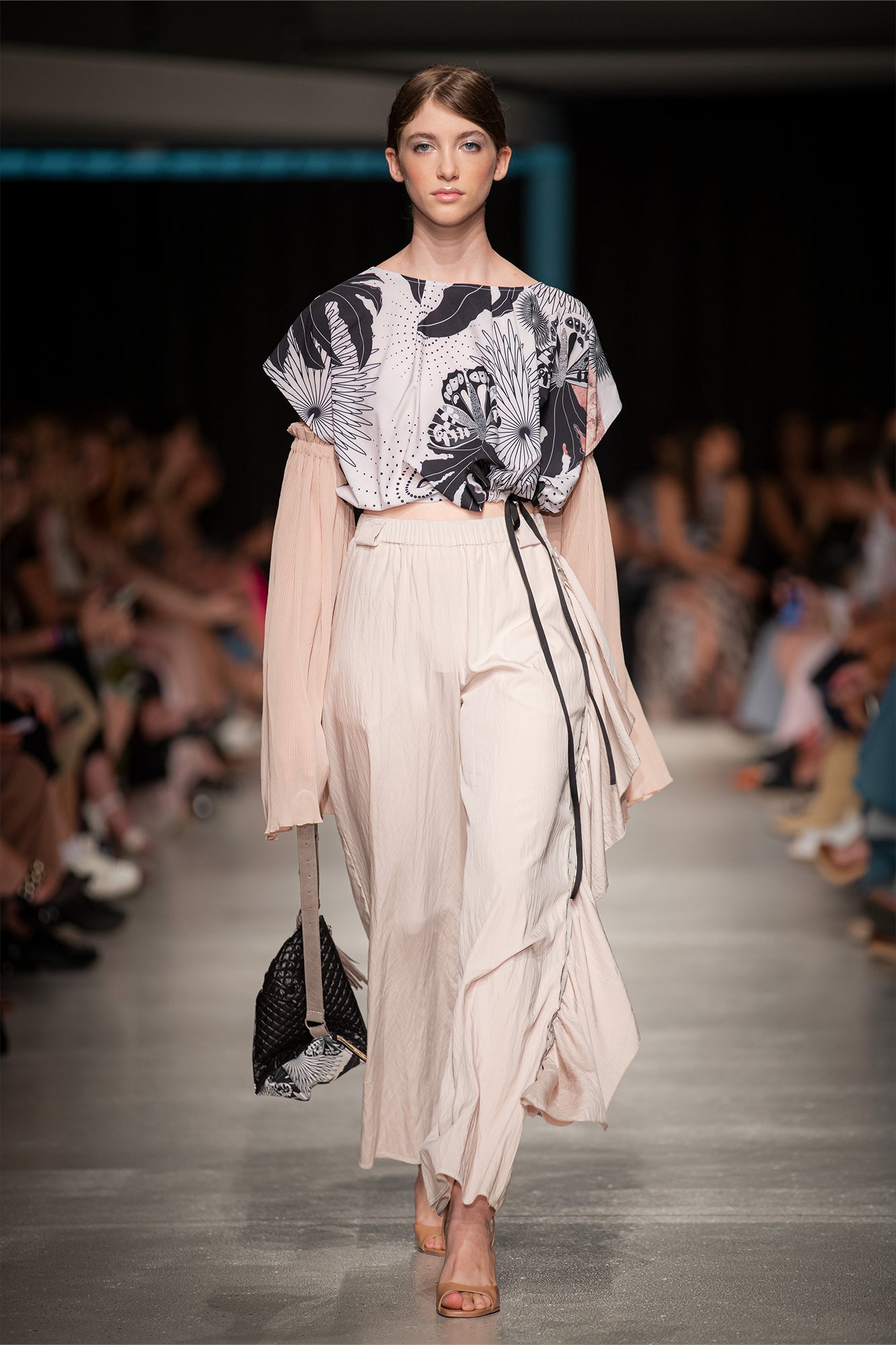 epic puffy sleeve top at budapest central european fashion week artista budapest