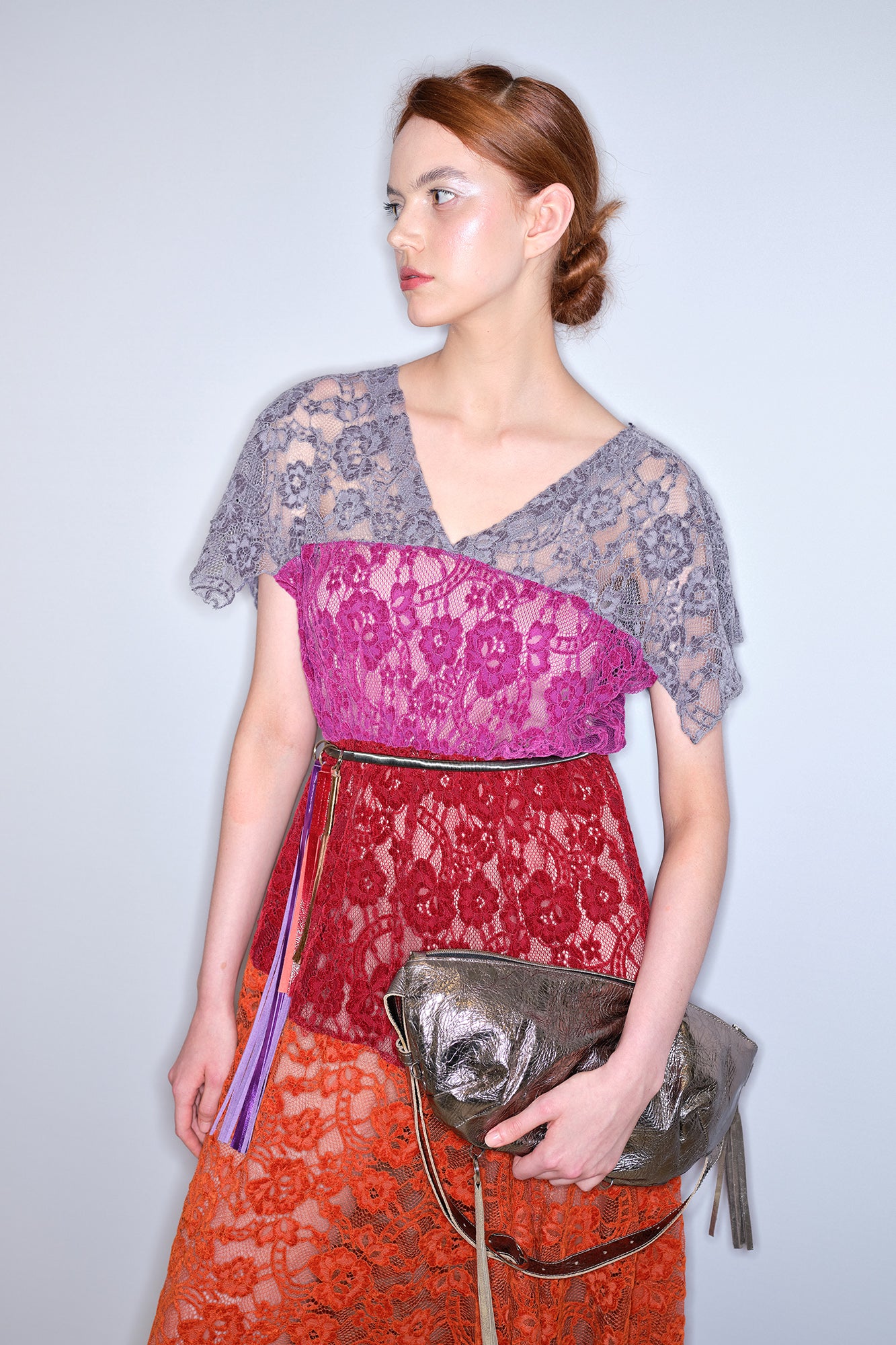 flirt lace maxi dress bts at budapest central european fashion week