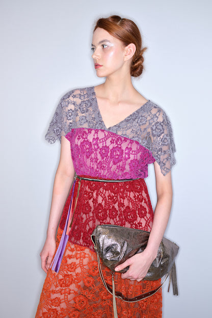 flirt lace maxi dress bts at budapest central european fashion week
