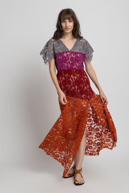lace maxi dress made to order artista budapest