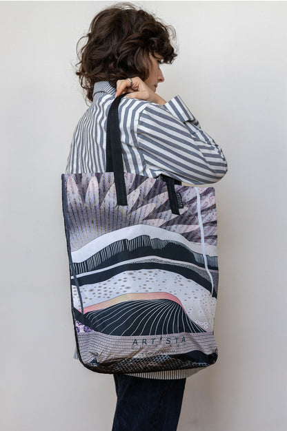 GAIA II. printed tote bag