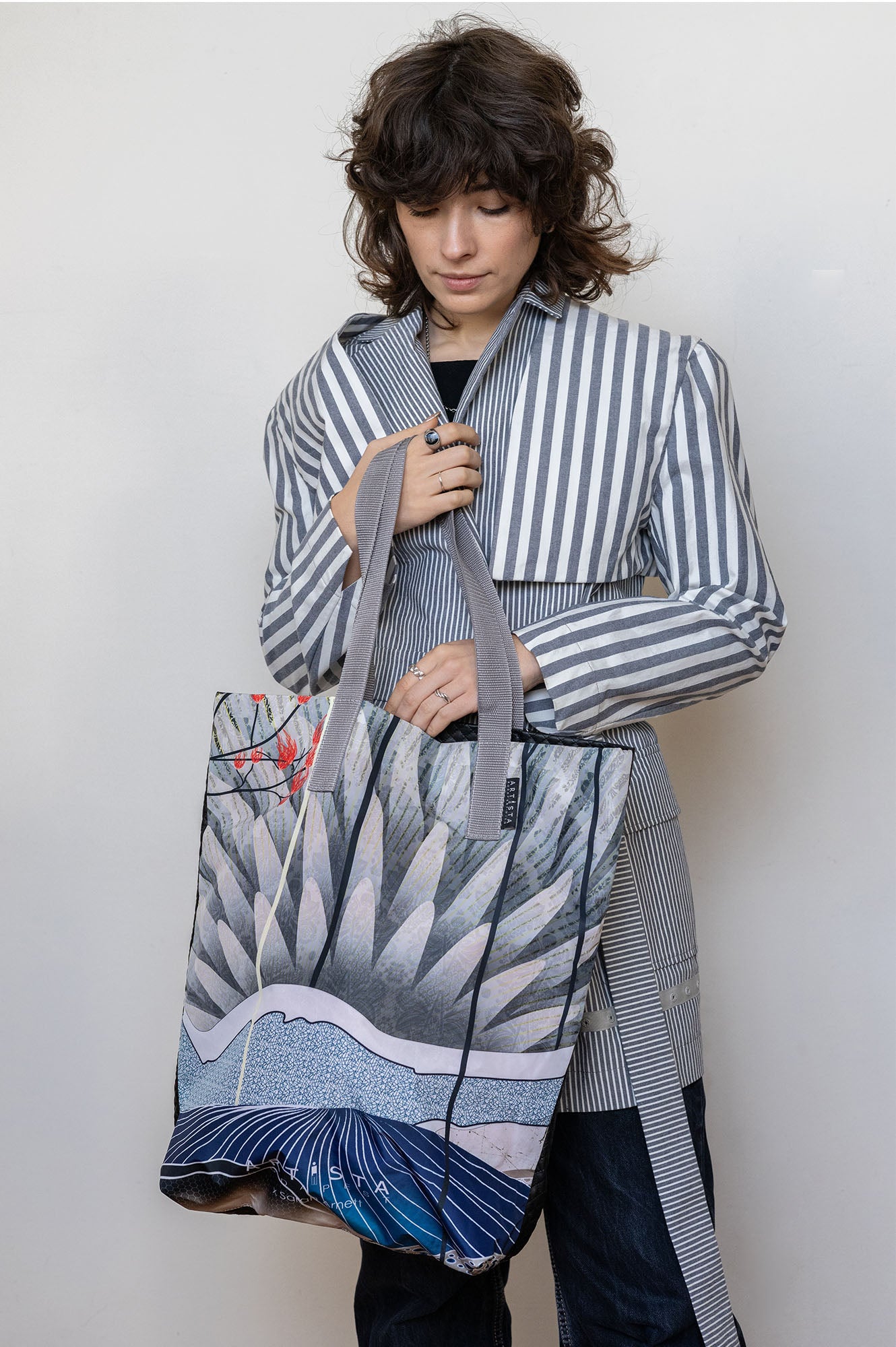 GAIA I. printed tote bag