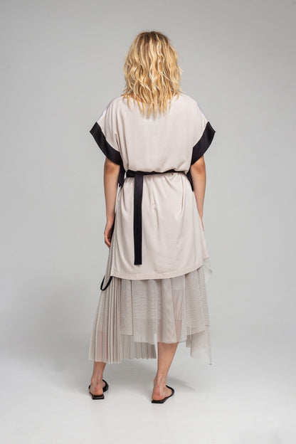 oriental printed dress loose fitted design artista budapest