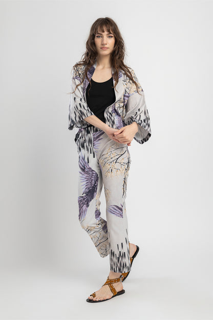 Rizz Cropped Kimono