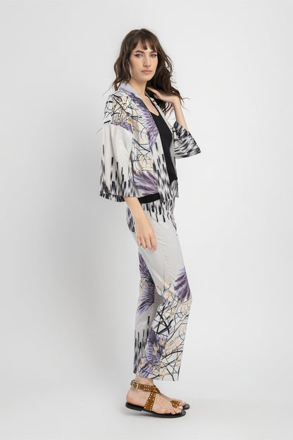 Rizz Cropped Kimono